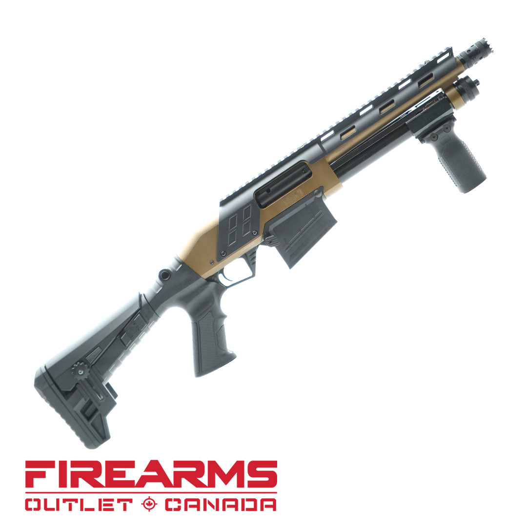 Canuck Recon 3 Compact Pump - 12GA, 2-3/4" or 3", 9" Barrel, BRZ [CREC3BZ129]
