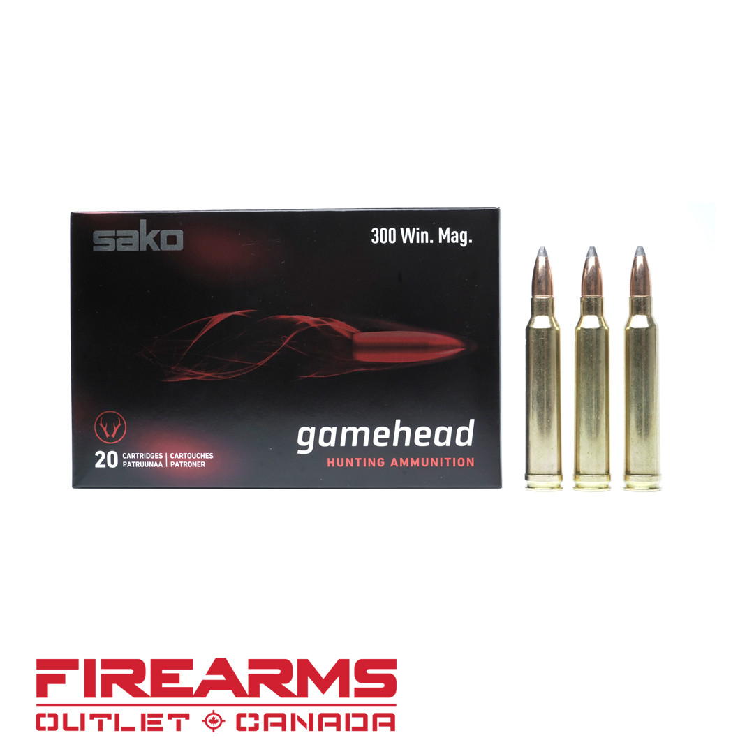 Sako Gamehead - .300 Win. Mag., 180gr, SP, Box of 20 [C633153ASA10]