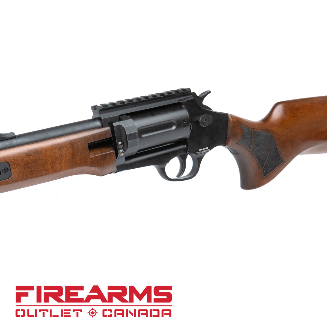 Canuck Evolve Traditions Revolver, Walnut Stock - .357 Mag., 13" Barrel, BLK [CEVTRAD35713]