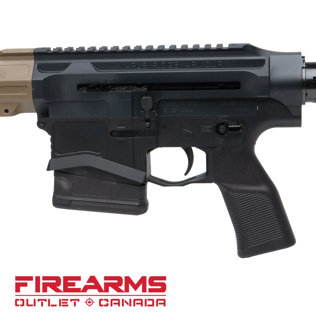 Maple Ridge Armoury Maverick Rifle, Two-Tone  - .308 Win., 20", BLK / FDE [MRA-3037-TT-FDEHG]