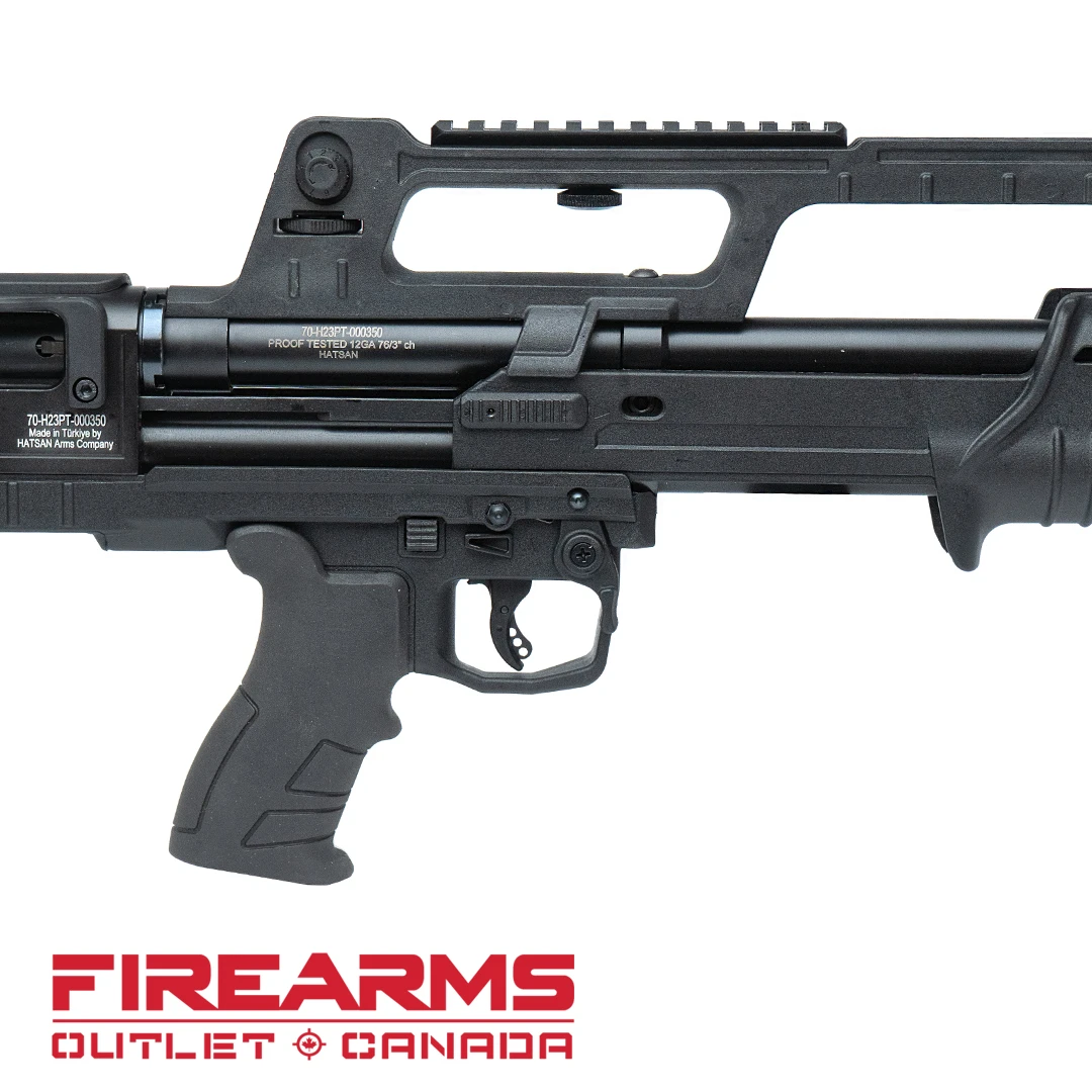 Hatsan Escort BullTac Shotgun - 12GA, 2-3/4" or 3", 18" Barrel, BLK[HEBP1218BLK]