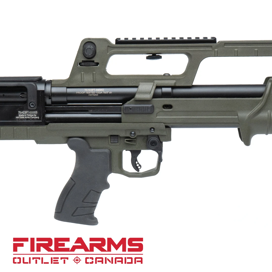 Hatsan Escort BullTac Pump Shotgun - 12GA, 2-3/4" or 3", 18" Barrel, ODG [HEBP1218OD]
