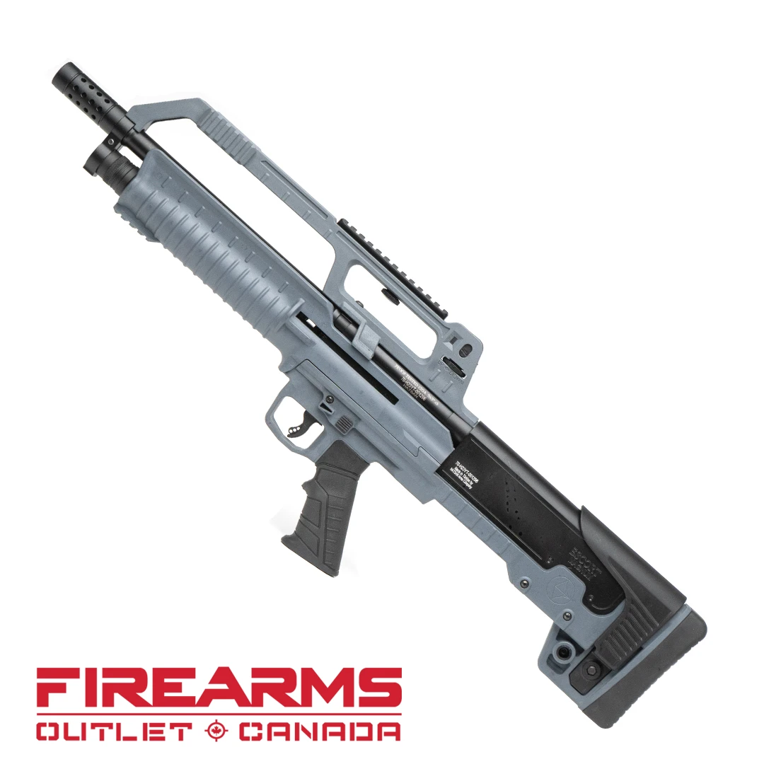 Hatsan Escort BullTac Semi-Auto Shotgun - 12GA, 2-3/4" or 3", 20" Barrel, GRY [HEBA1220GRY]