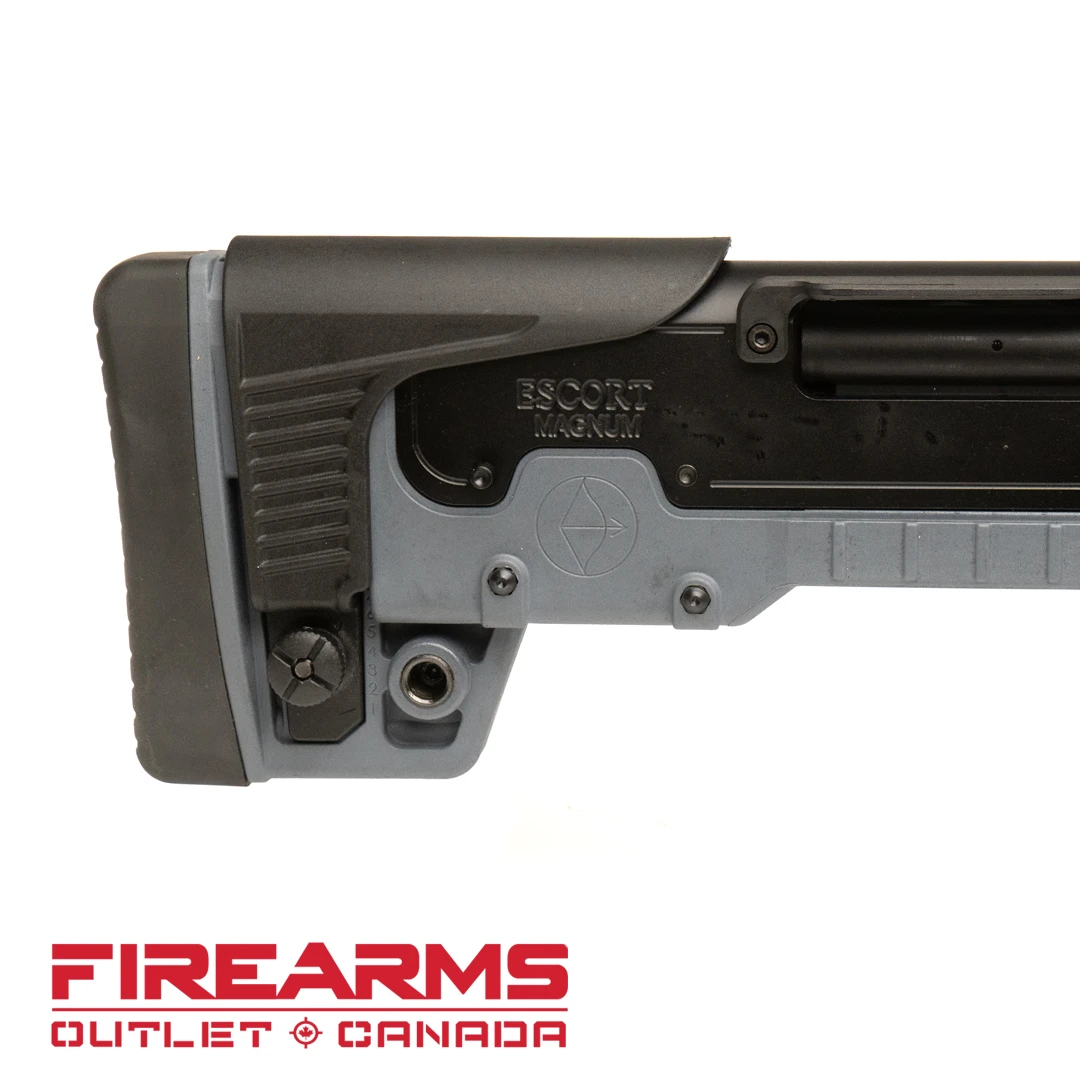 Hatsan Escort BullTac PX Semi-Auto Shotgun - 12GA, 2-3/4" or 3", 20" Barrel, GRY [HEBA1220PXGRY]