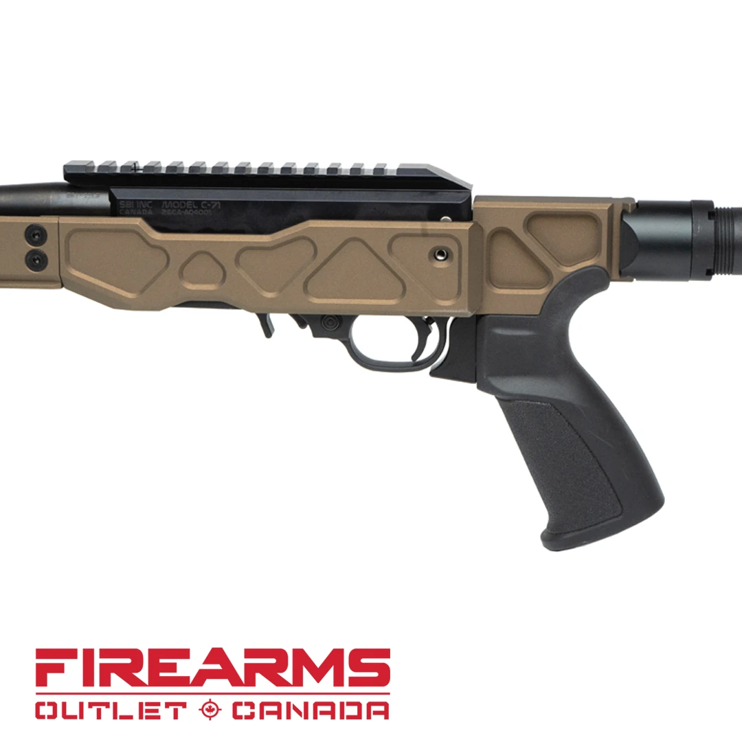 SBI C-71 Precision 12 - .22LR, 12", TAN [SBI_C71_PREC12_TN]