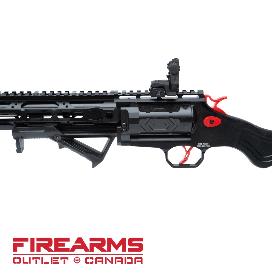 Canuck Evolve Pro Revolver Shotgun, Skeleton Stock - .410GA / .45LC, 13" Barrel, BLK [CEPBR41013]