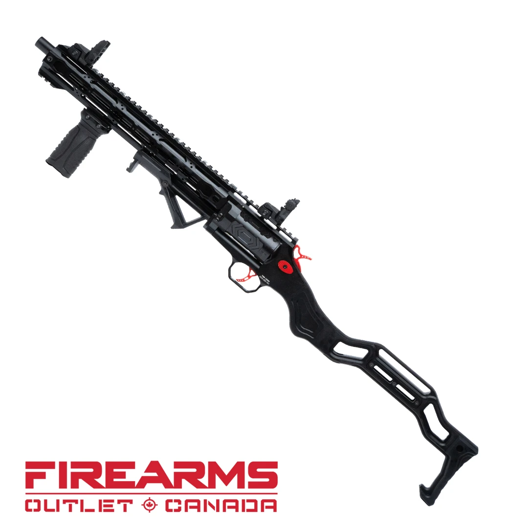 Canuck Evolve Pro Revolver Shotgun, Skeleton Stock - .410GA / .45LC, 13" Barrel, BLK [CEPBR41013]