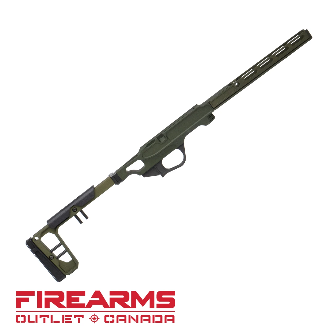 Grey Birch 457 La Chassis System - 10" Forend, Olive Drab Green [GBMLACHASSIS45710ODG]