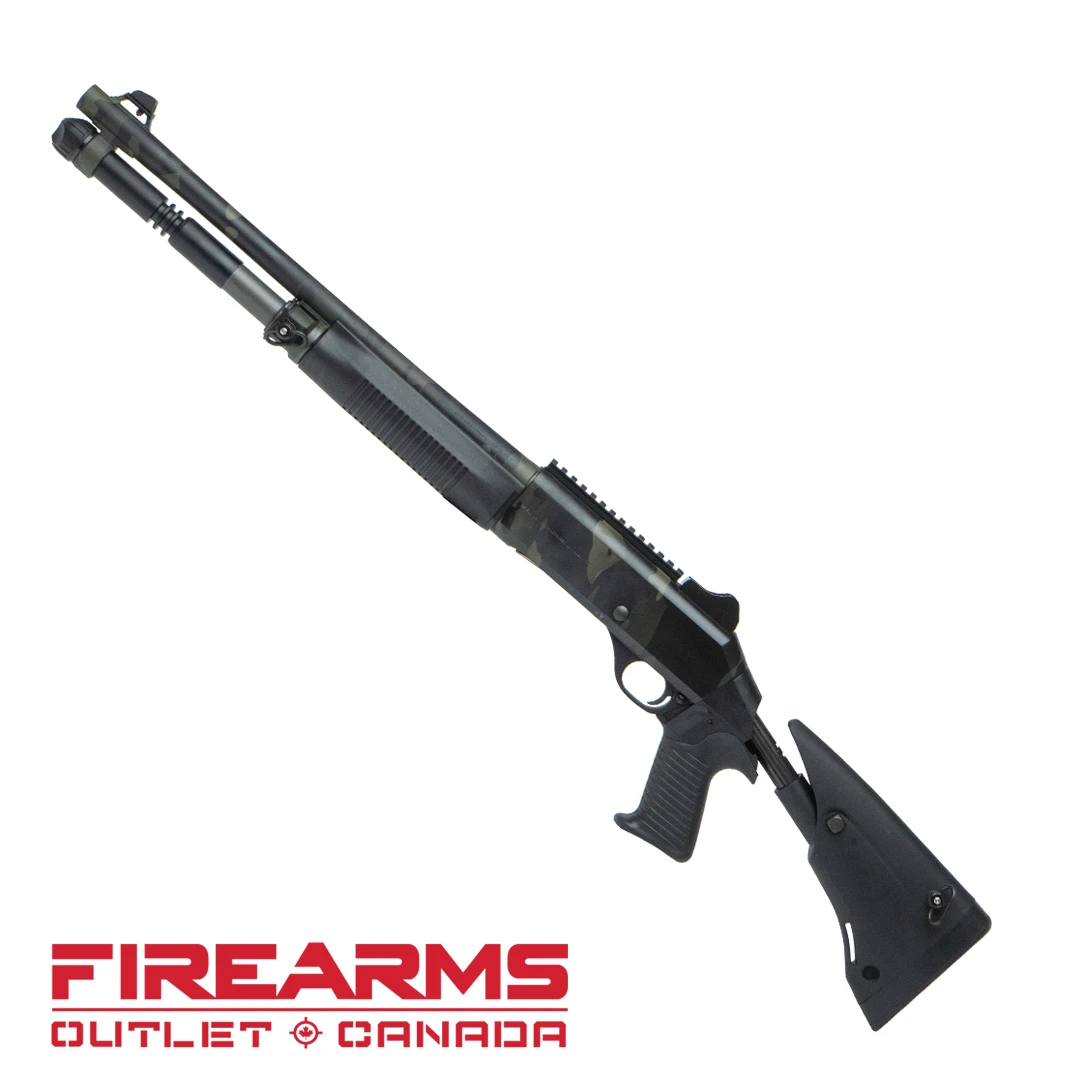 Benelli M4 Super 90 Telescoping Stock, BLK MultiCam - 12GA, 2-3/4" or 3", 18.5" Barrel [A0733800]