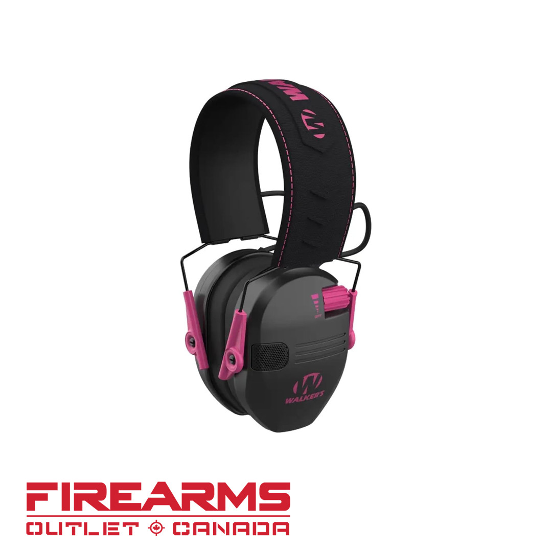 Walker's Razor Junior Electronic Ear Muff - Pink [GWP-CRSEM-PK]