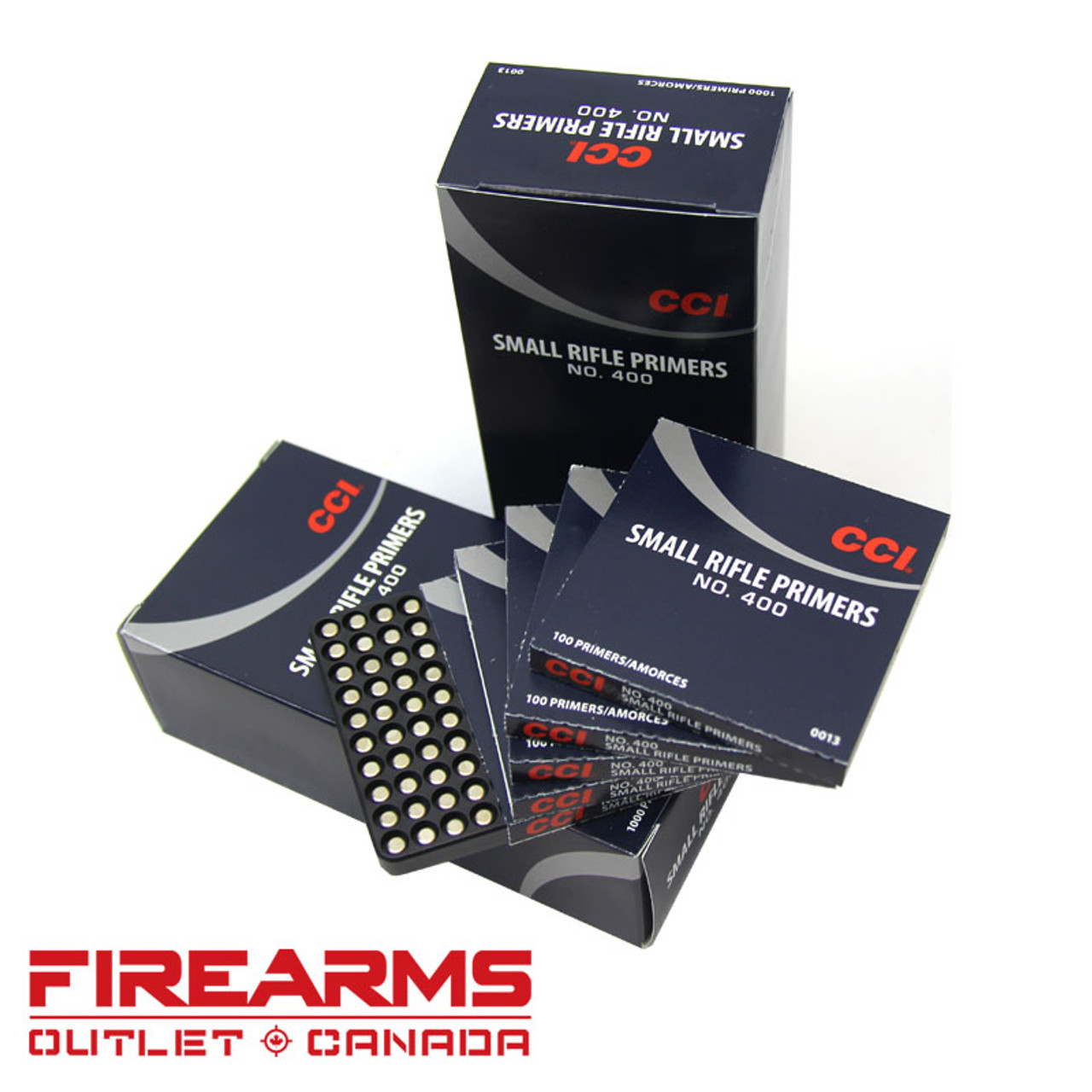 CCI Small Rifle Primers, No. 400, Box of 1,000 [0013]