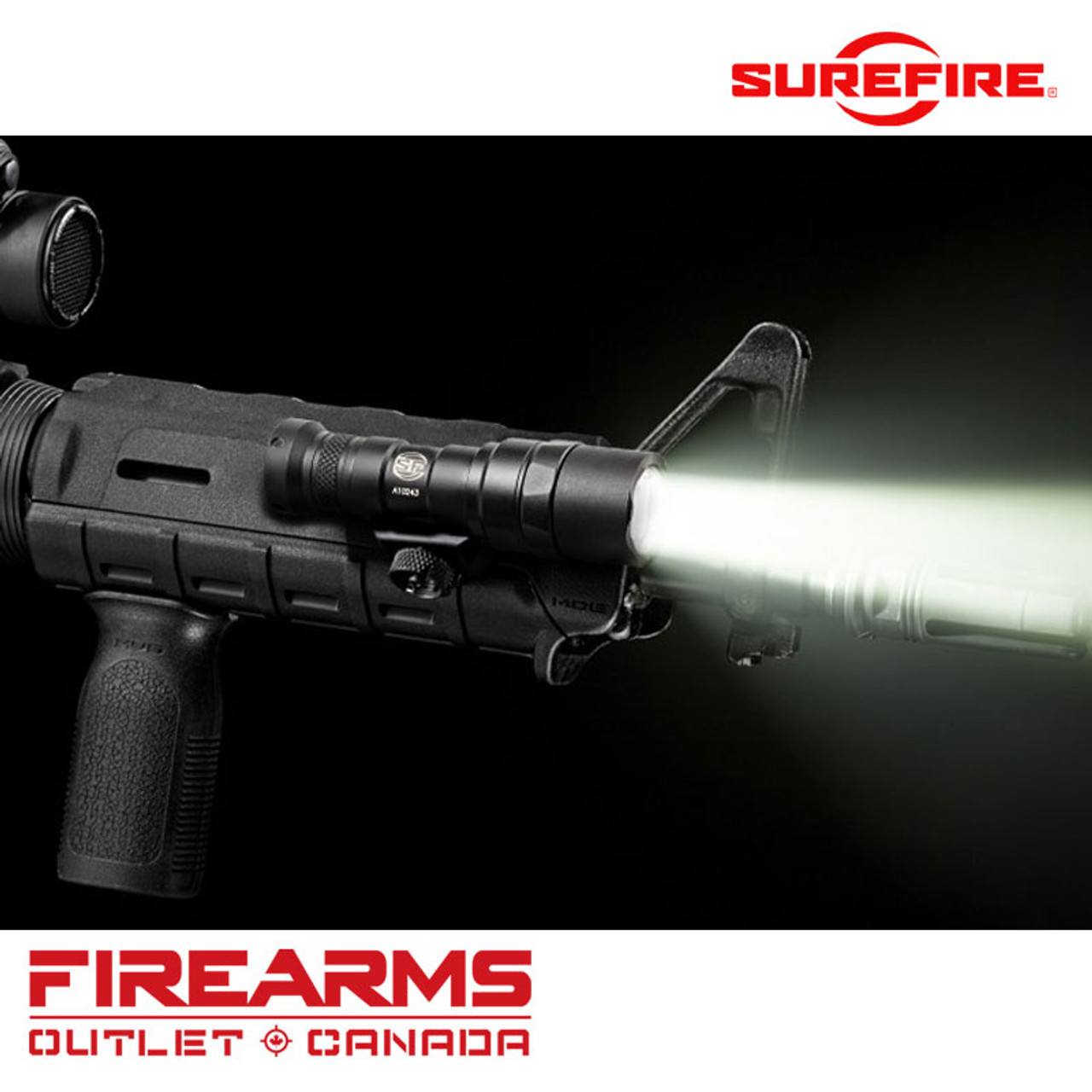 SureFire M300 Mini Scout Light - Ultra-Compact LED Weaponlight [M300C-Z68-BK]