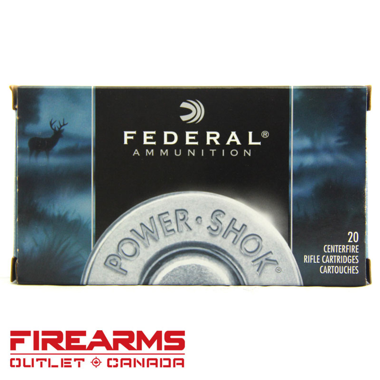 Federal Power-Shok - .308 Win., 180gr, SP, Box of 20 [308B]