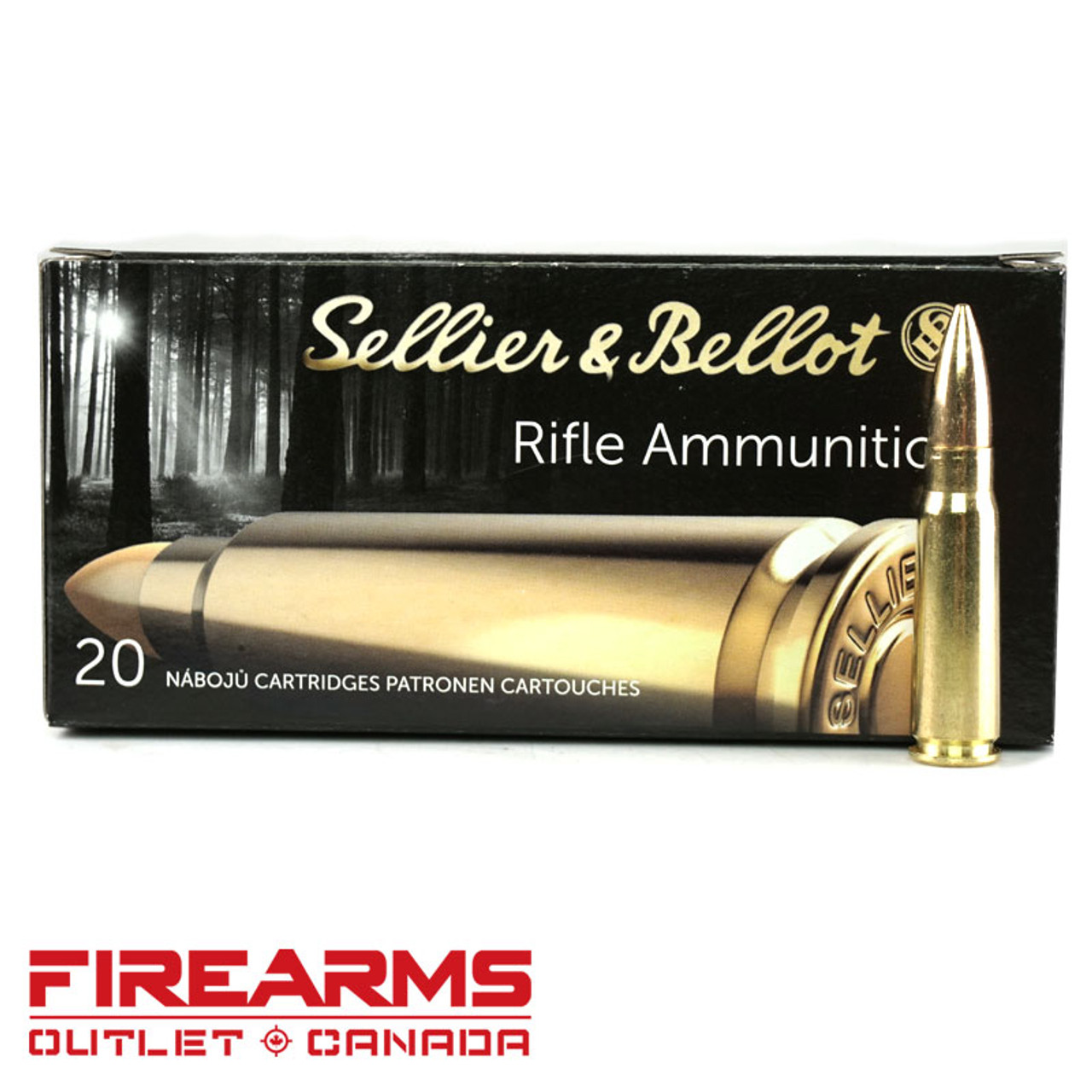 Sellier & Bellot - 7.62x39mm, 124gr, FMJ, Box of 20