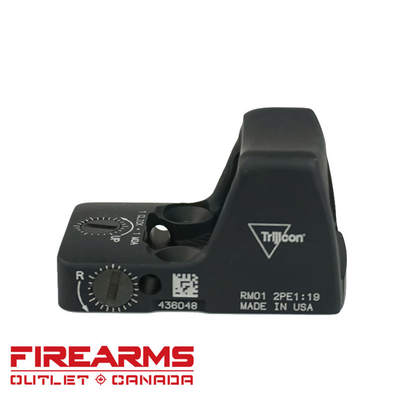 Trijicon RM01 RMR Sight LED Type 2 - 3.25 MOA, Black