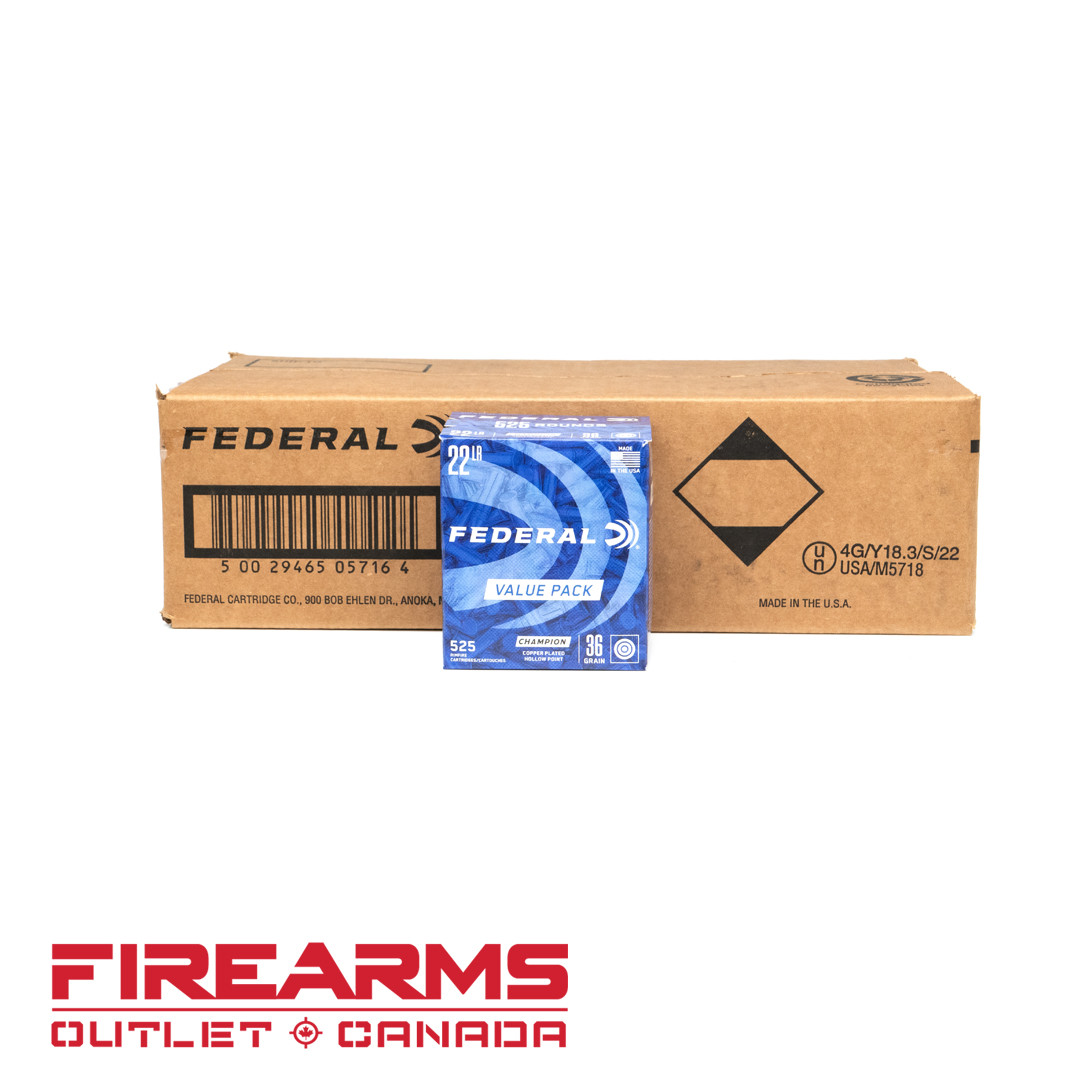 Federal Champion - .22LR, 36gr., CPHP, Case of 5250
