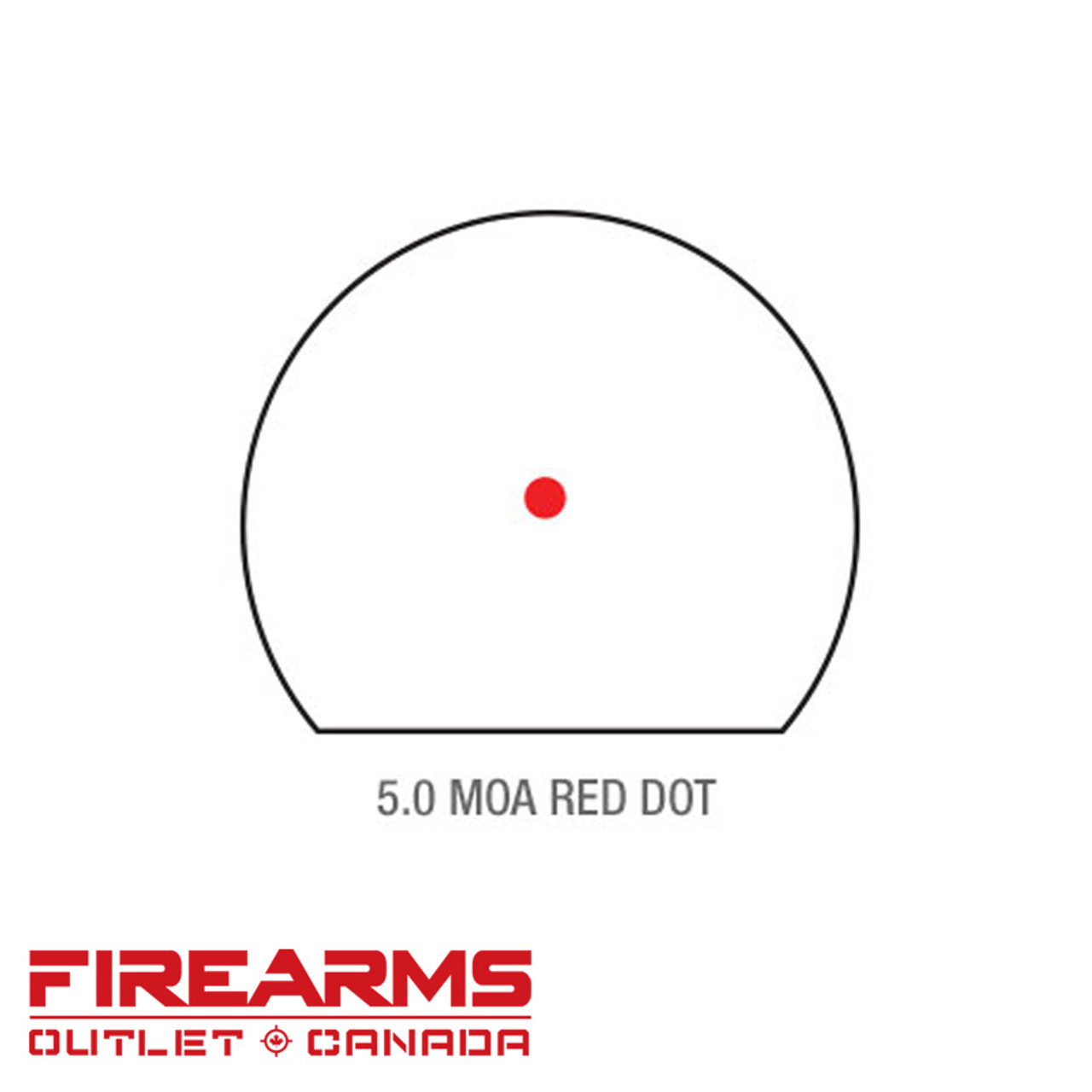 Trijicon SRO Red Dot - 5.0 MOA, Sight ADJ. LED [SRO3-C-2500003] 