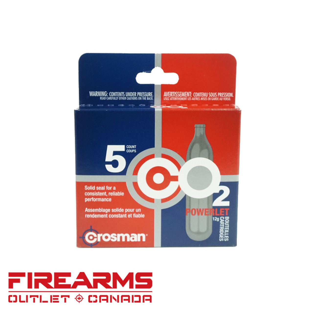 Crosman CO2 Powerlet Cartridges - 5 Ct. [231B]