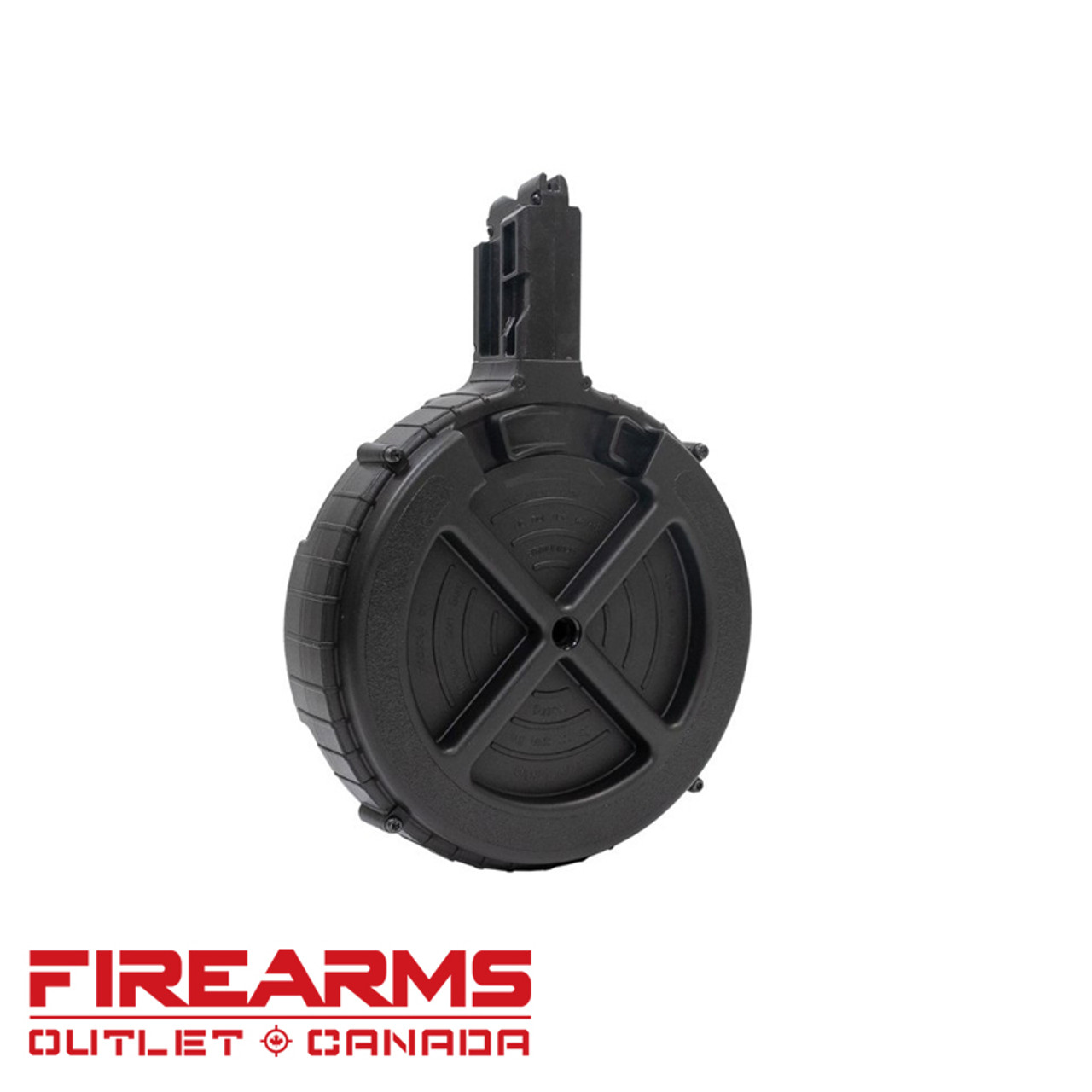 GSG-16 Rotary Drum Magazine - .22LR, 110-Round, Black [416.01.07]