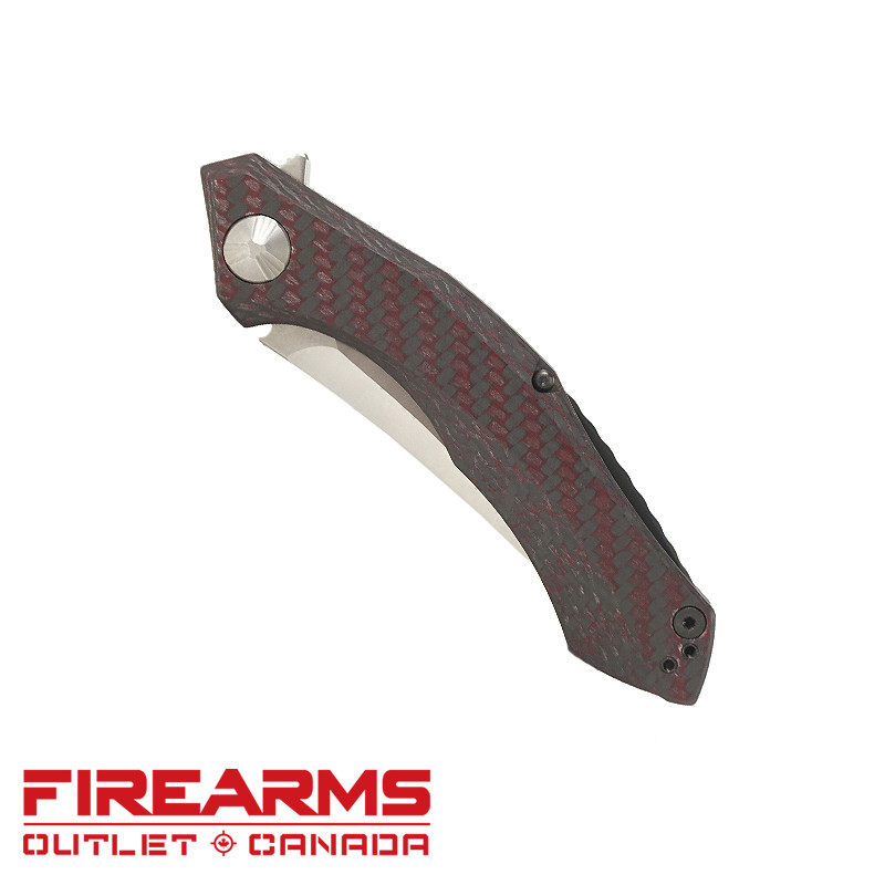 Zero Tolerance - Sinkevich Flipper Knife Red Carbon Fiber [0462]