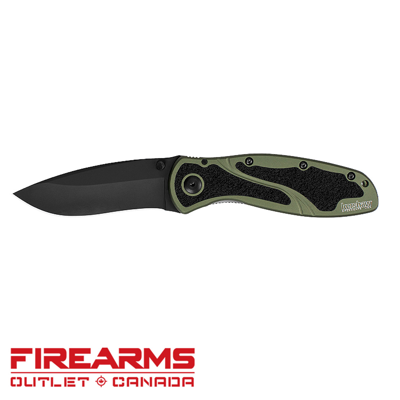 Kershaw Blur Olive/ Black [1670OLBLK]