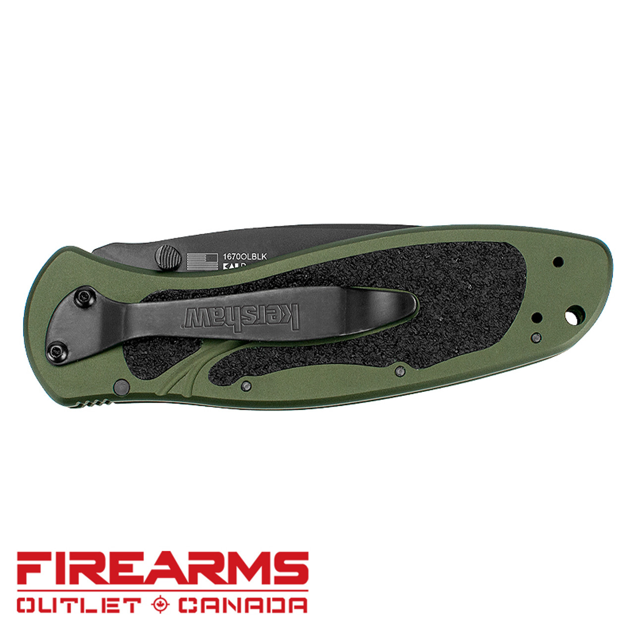 Kershaw Blur Olive/ Black [1670OLBLK]