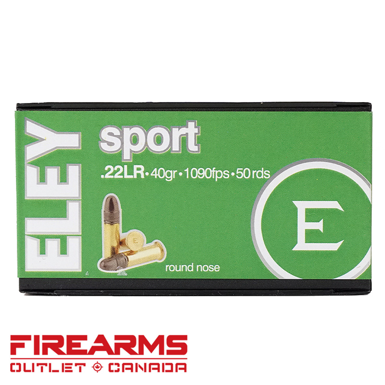 ELEY Sport- .22LR, 40gr, LRN, Box of 50 [E.SPORT]