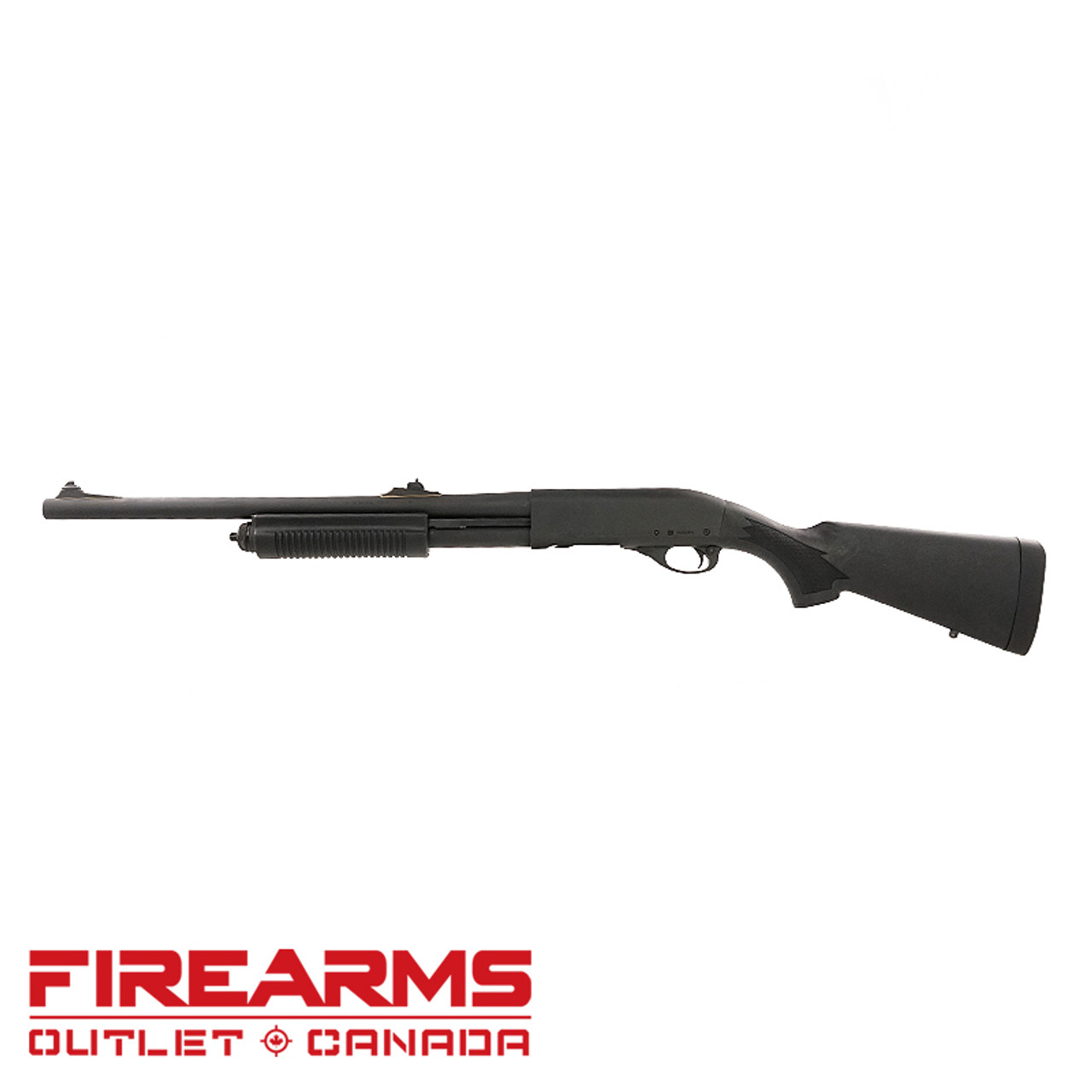 Remington 870 Police Magnum Synthetic, Rifle Sights - 12GA, 2-3/4" or 3", 20" Barrel, 5-Shot [24401]