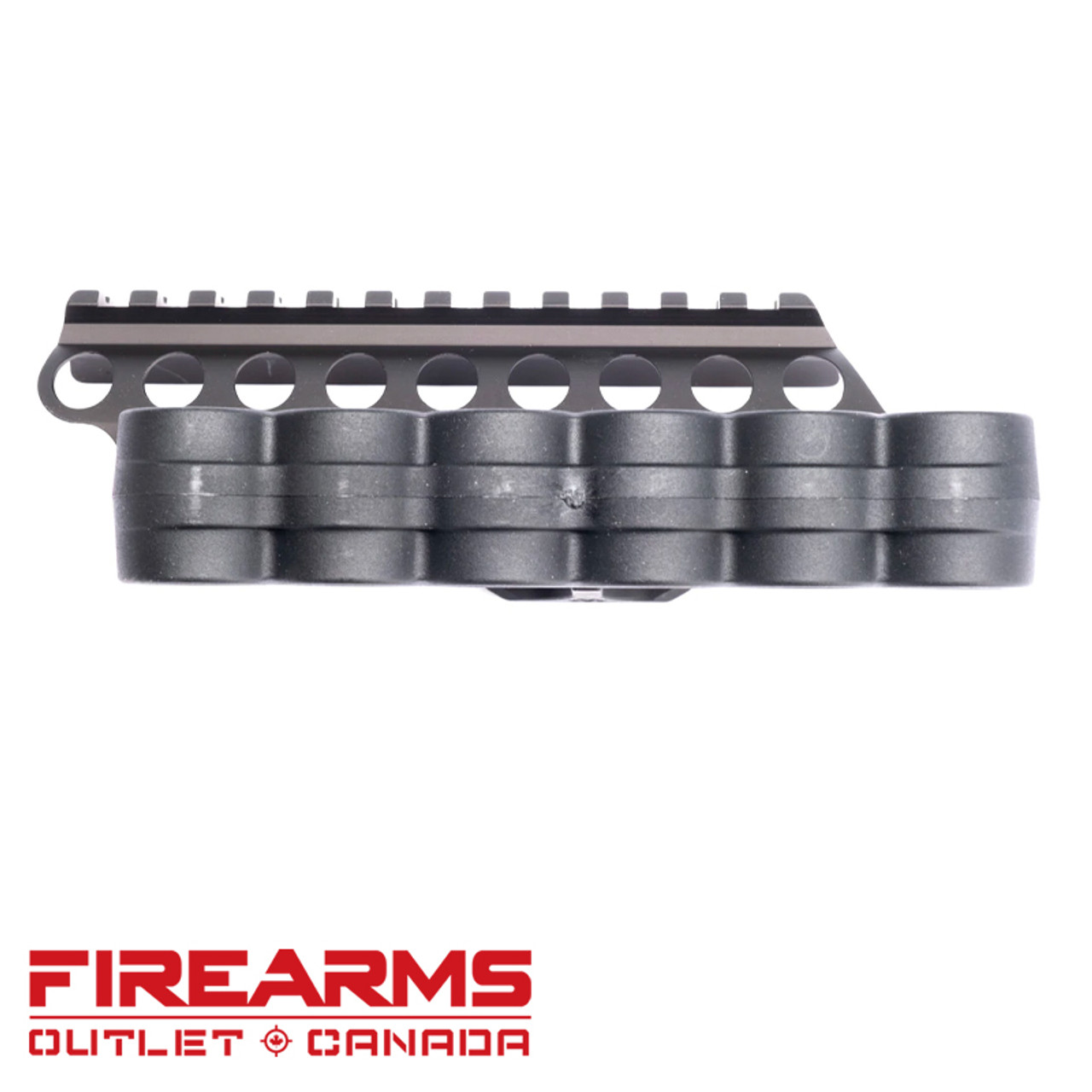 Mesa Tactical Polymer Shotshell Carrier w/ Rail - Mossberg 500/590 & Maverick 88 [94880]