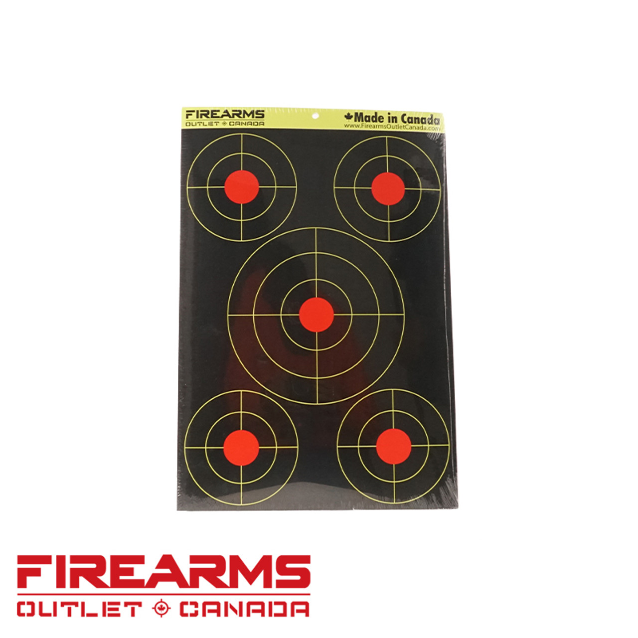 FOC Multiple Bullseye Splatter Targets - 10 Pack