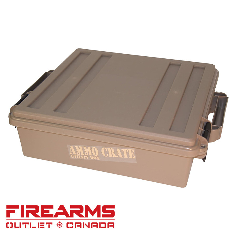 MTM Ammo Crate With Divided Storage Utility Box Stackable Large