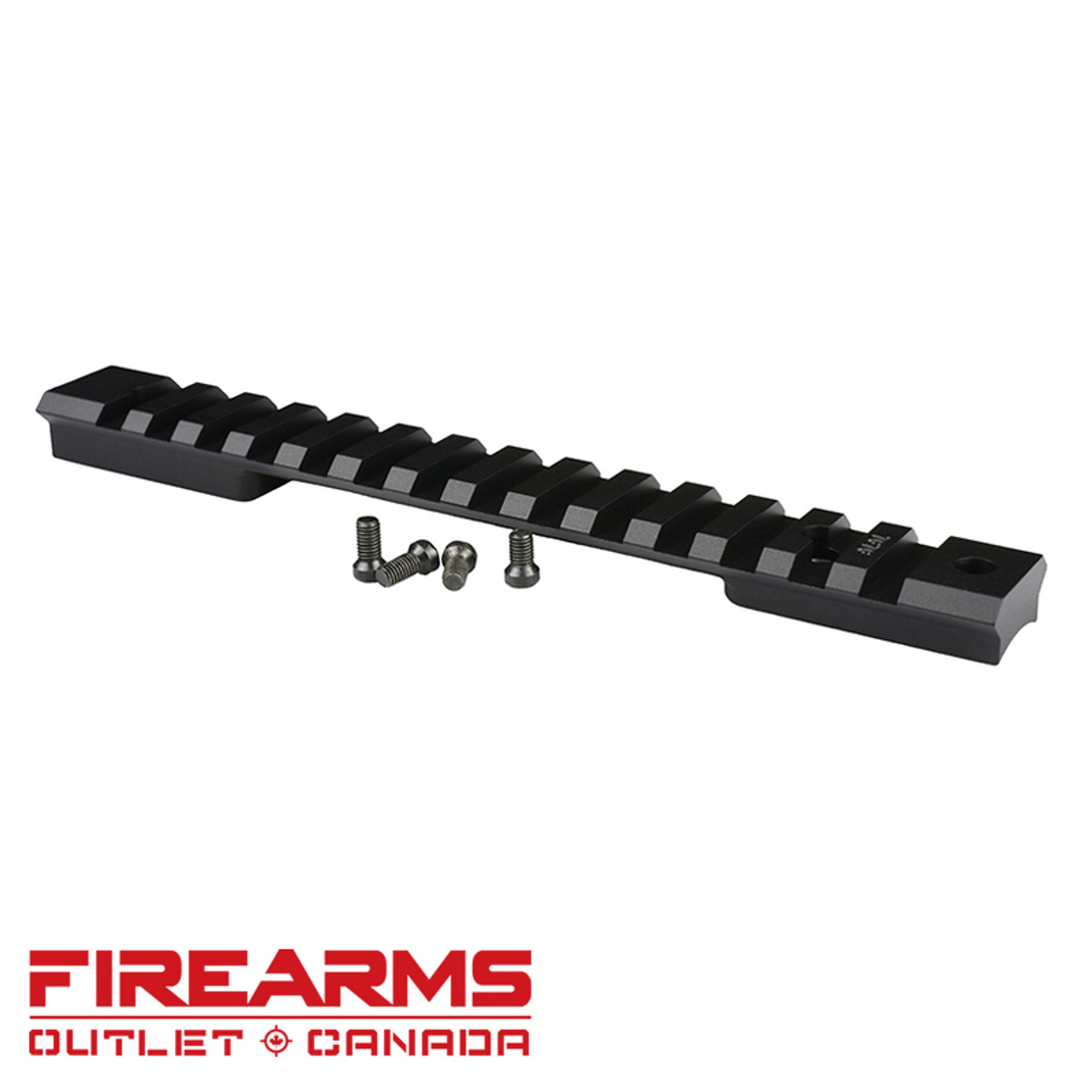 Warne 20 MOA Ruger American Short Action Rail [7684-20MOA]