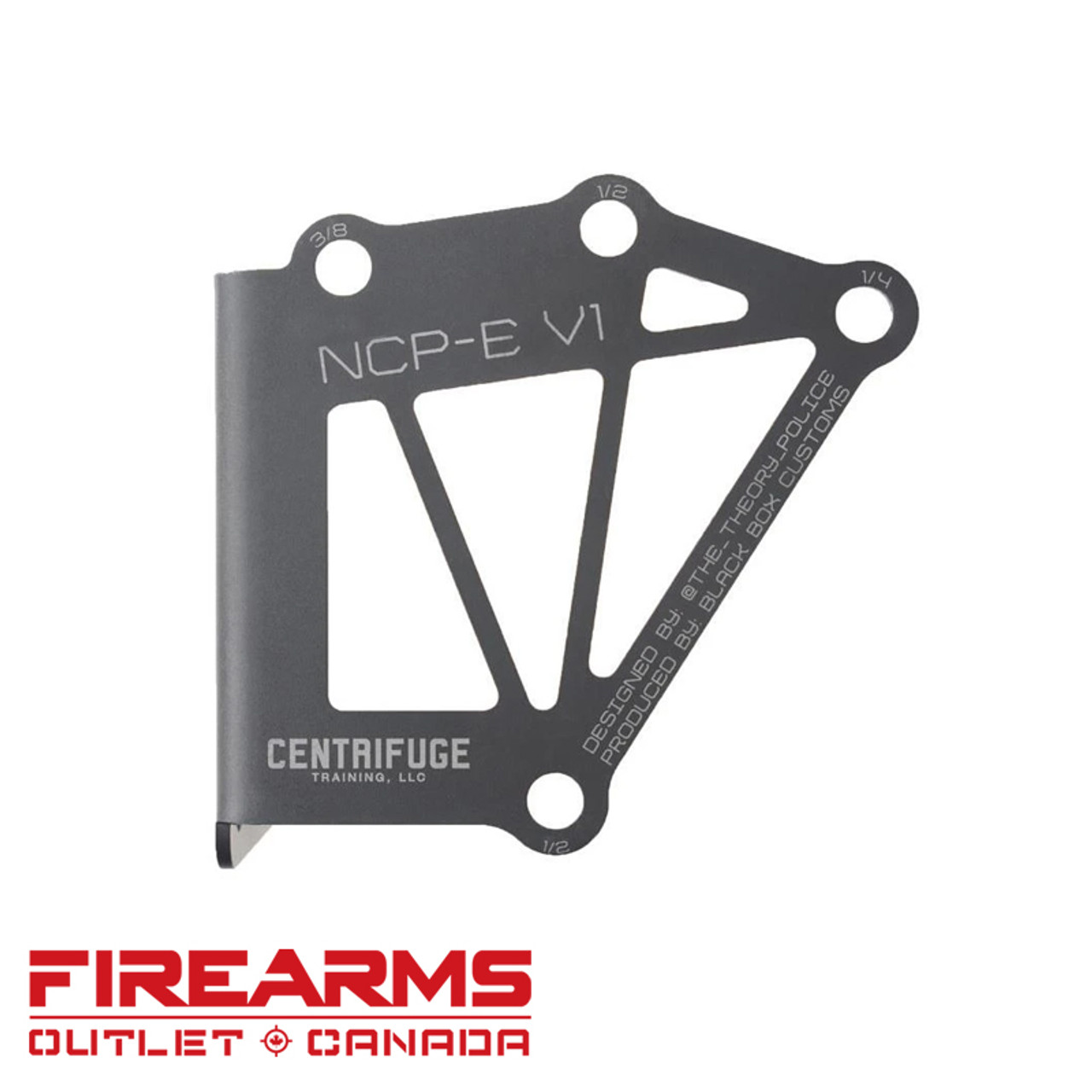 Black Box Customs NCP-E - Negative Cant Plate, Left Hand [NCP-E-LH]