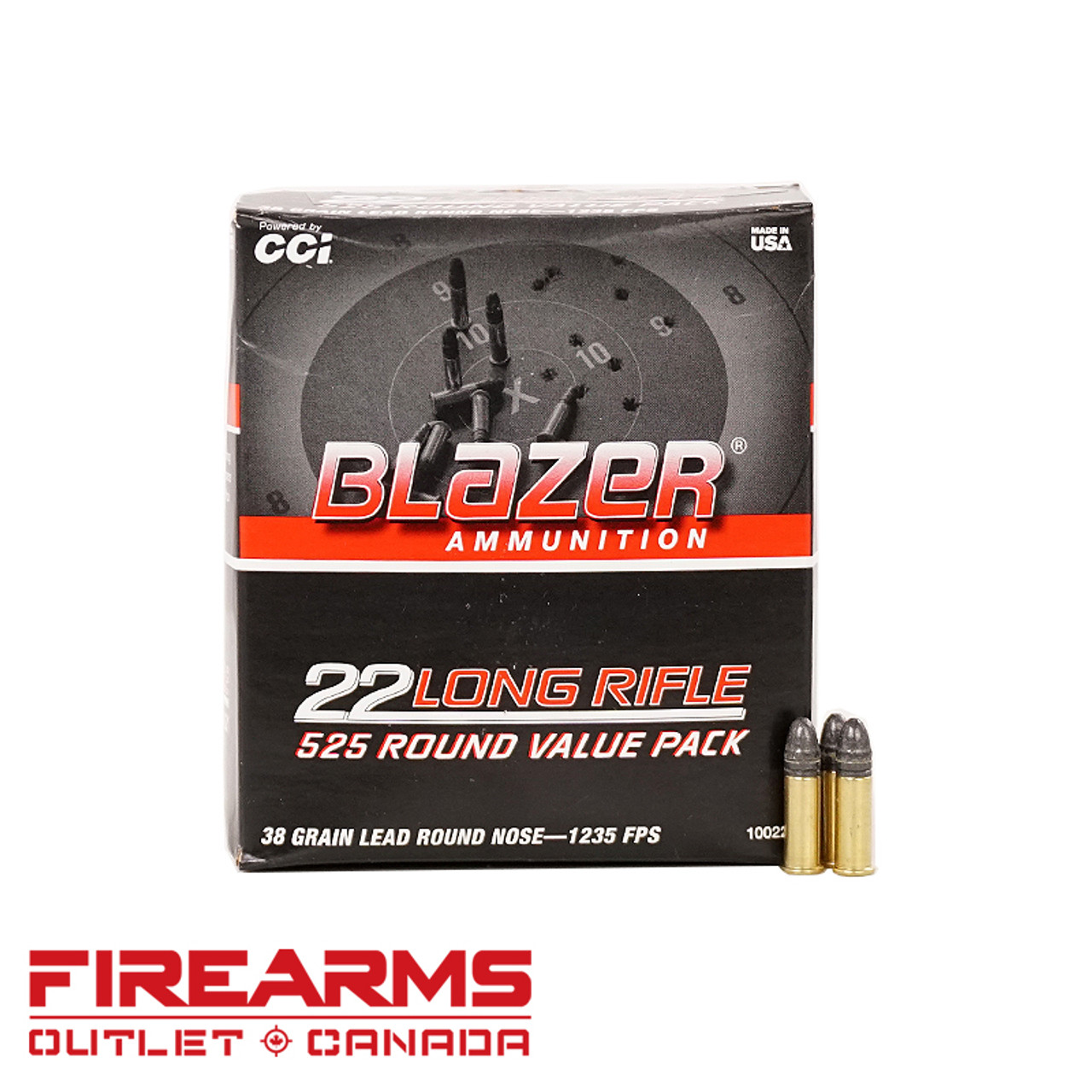 CCI Blazer - .22LR, 38gr, LRN, Box of 525 [10022]