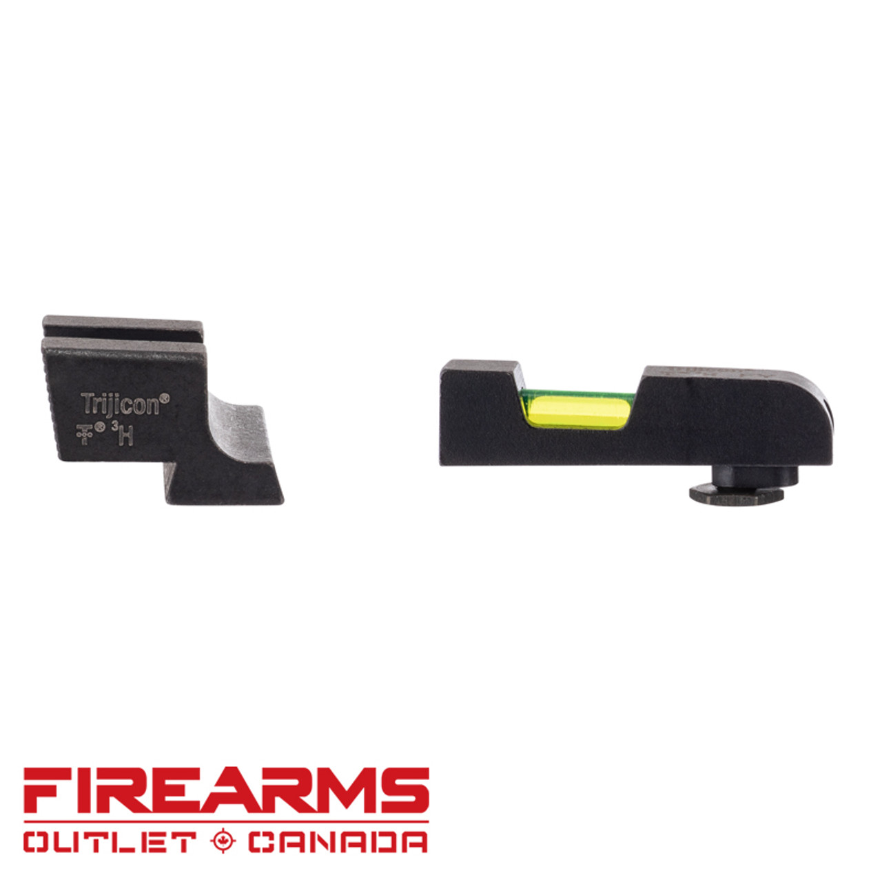 Trijicon DI Night Sight Set - For Glock Standard Frame, Green Front [GL801-C-601102]