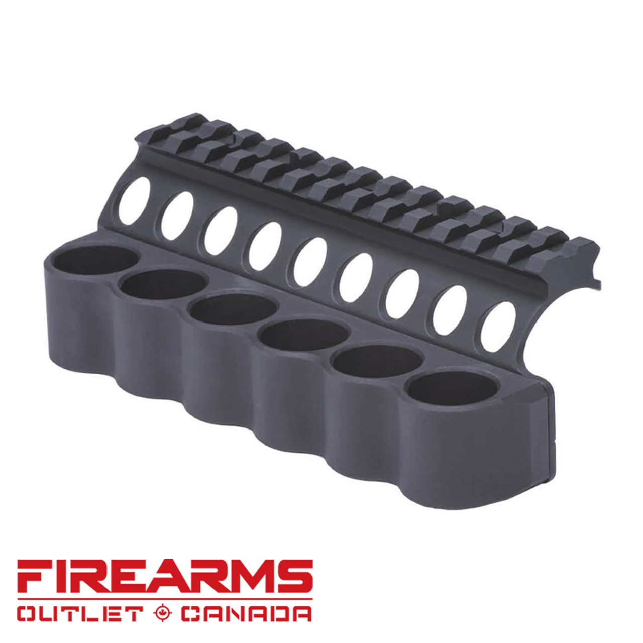 Mesa Tactical Aluminum SureShell Carrier w/ Rail - Benelli M4, 8-Shell [90890]