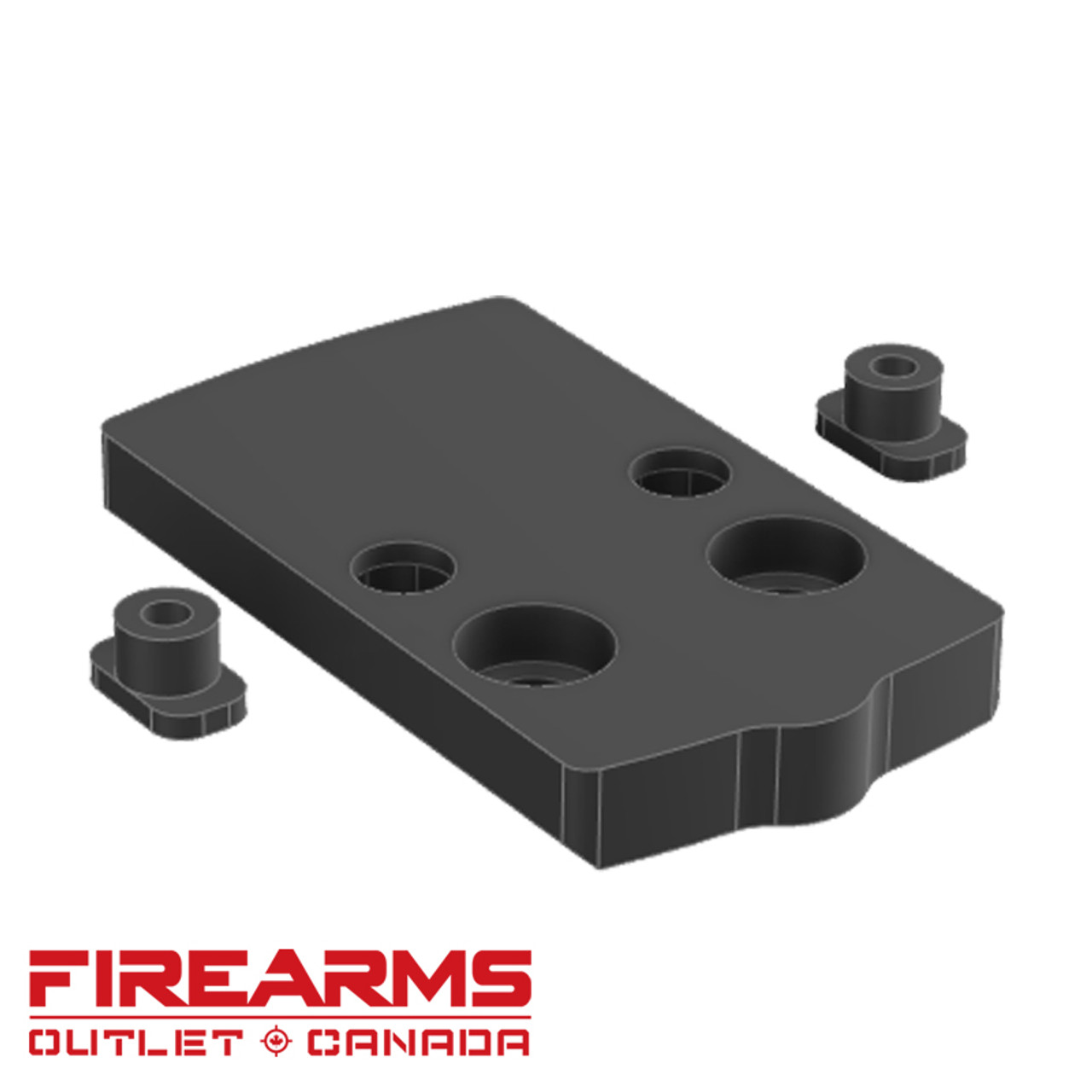 C&H Precision Weapons V4 MIL/LEO RMRcc Adapter Plate - Fits Glock 43X/48 MOS [GLX-RMRcc]