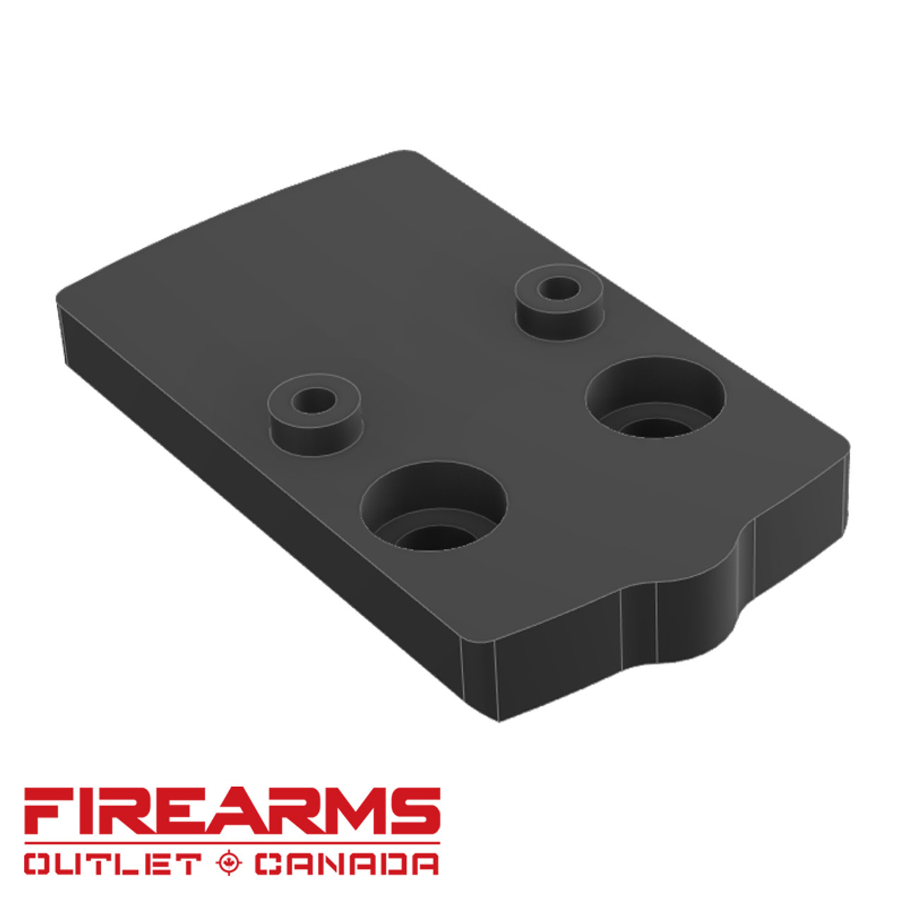 C&H Precision Weapons V4 MIL/LEO RMRcc Adapter Plate - Fits Glock 43X/48 MOS [GLX-RMRcc]