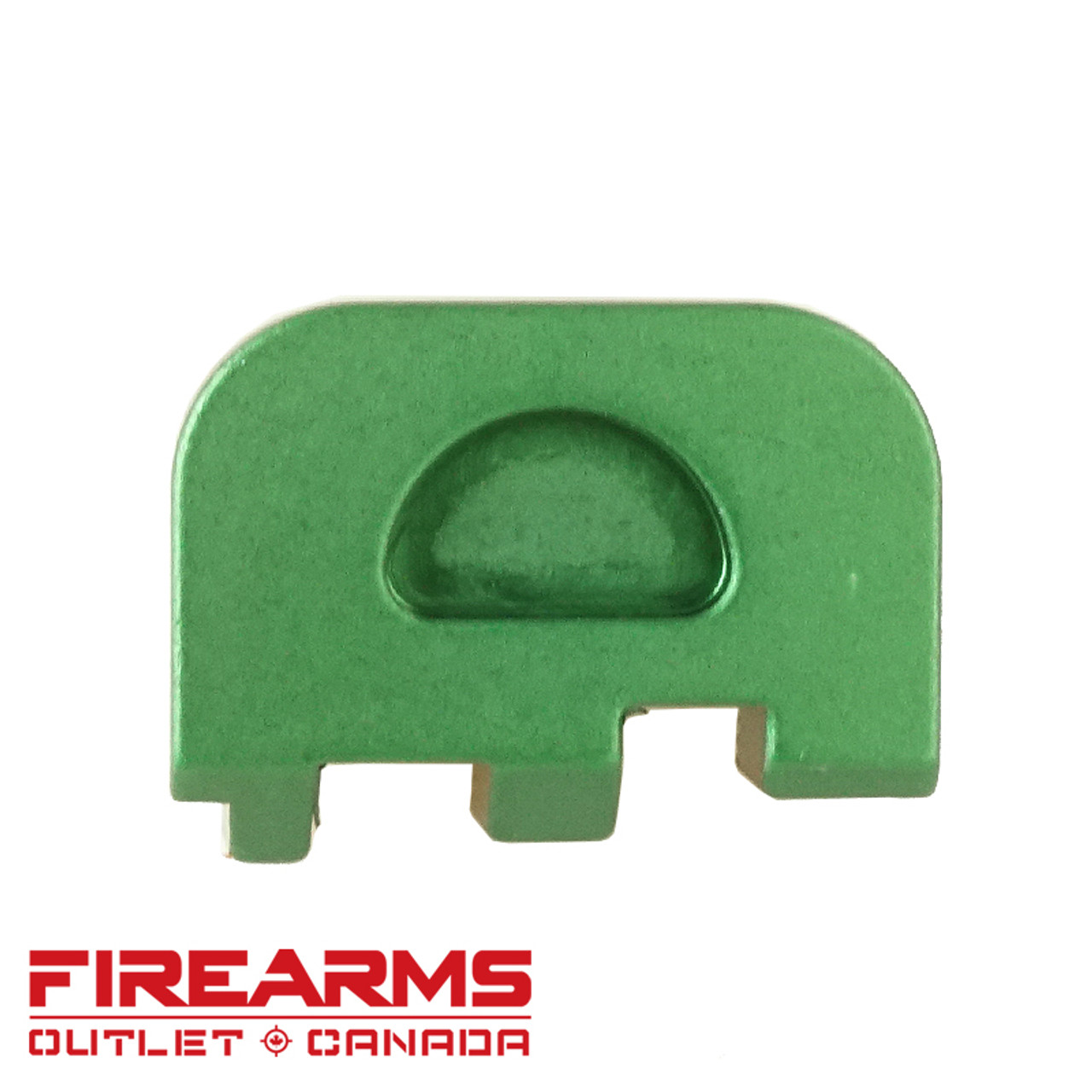 CZ P-10 Aluminum Slide Plate - Green [1091-1376-04]