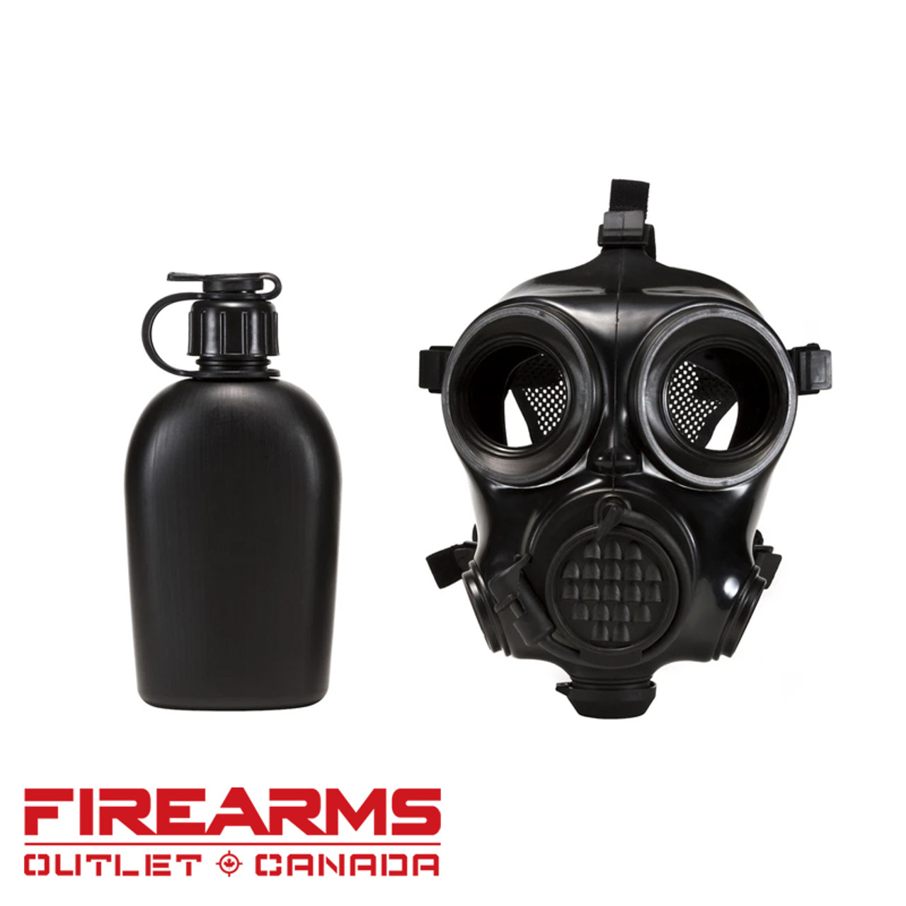 CM-7M Military Gas Mask フィルタ缶付　ガスマスク Mira Safety CM-7M Military Gas Mask - Medium [CM7M2]