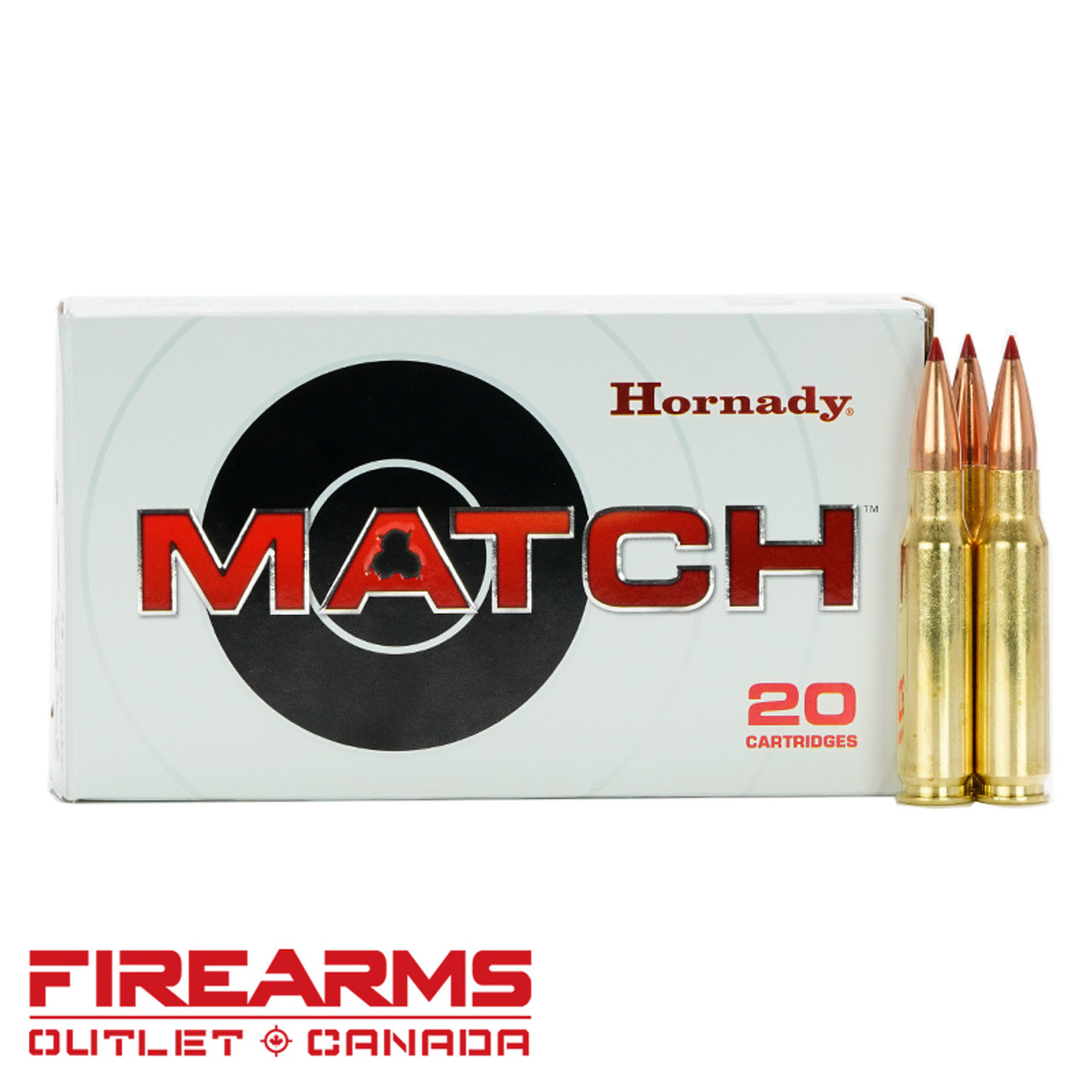 Hornady Match - .308 Win., 168gr, ELD, Box of 20 [80966]