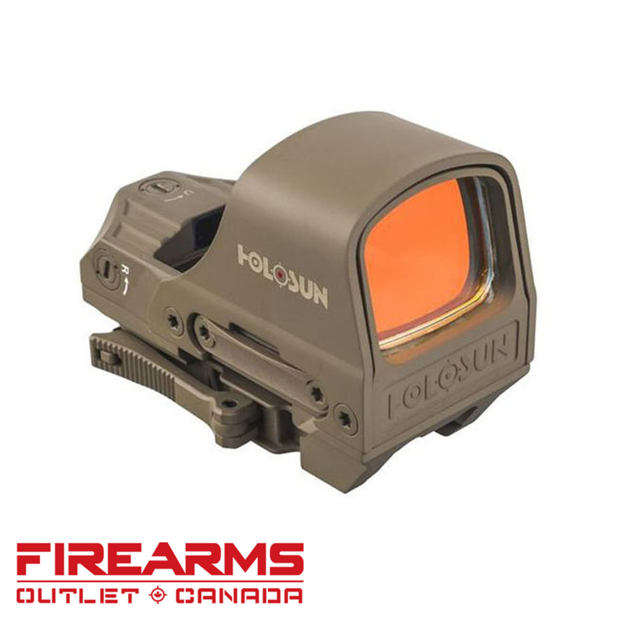 Holosun HS510C-FDE Open Reflex Sight - Red 2 MOA Dot w/ 65 MOA Circle [HS510C-FDE]