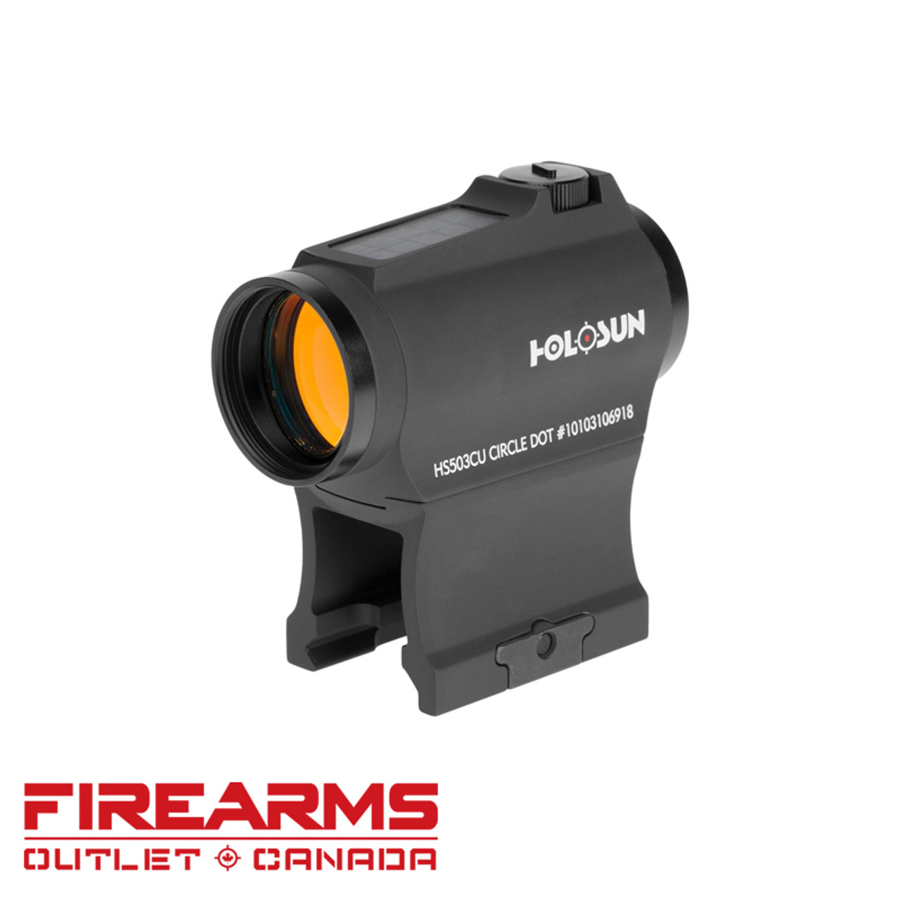 Holosun HS503C-U Red Dot Sight - Red 2 MOA Dot w/ 65 MOA Circle [HS503C-U]