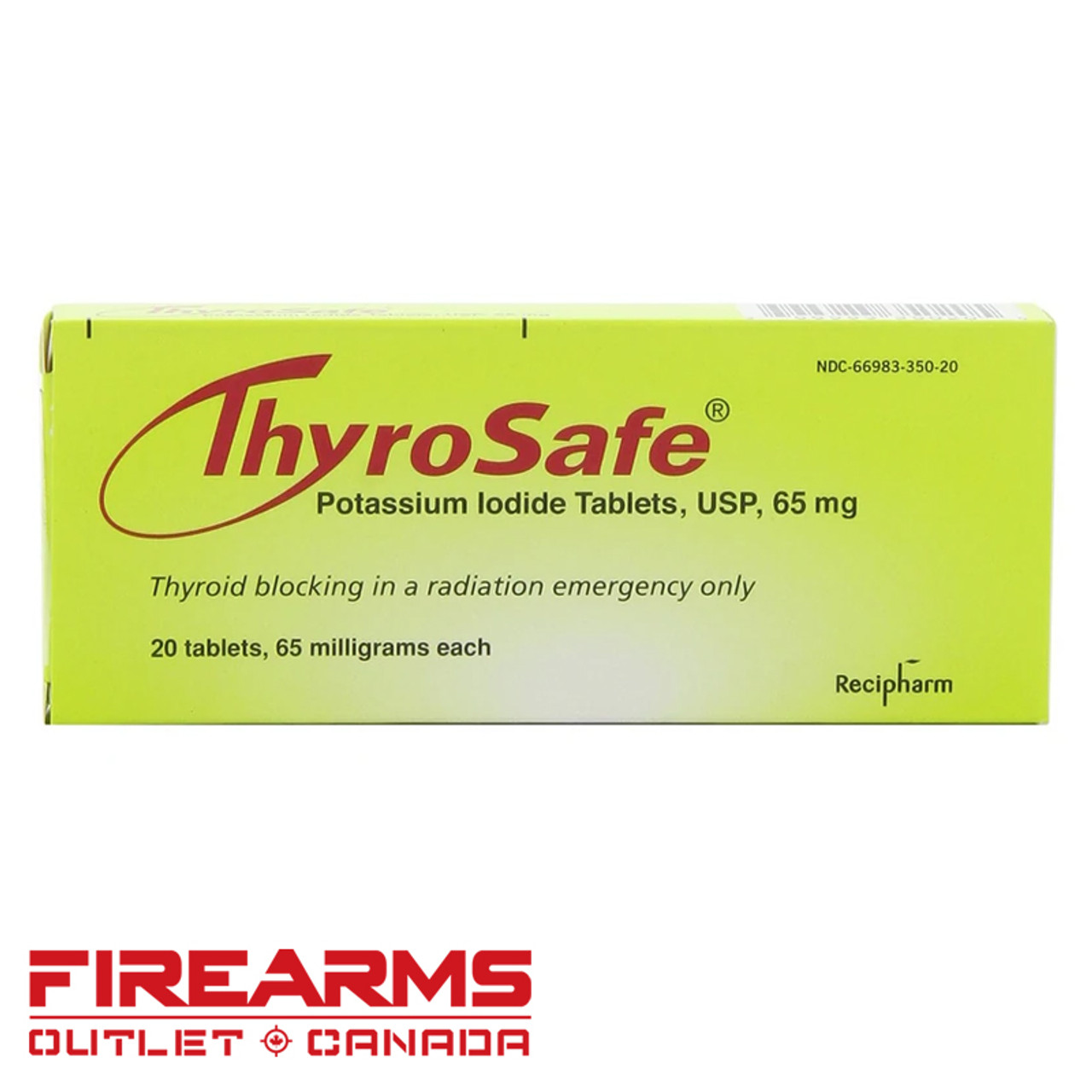 Mira Safety Thyrosafe Potassium Iodide Tablets (FDA Approved) [THYROSAFE]