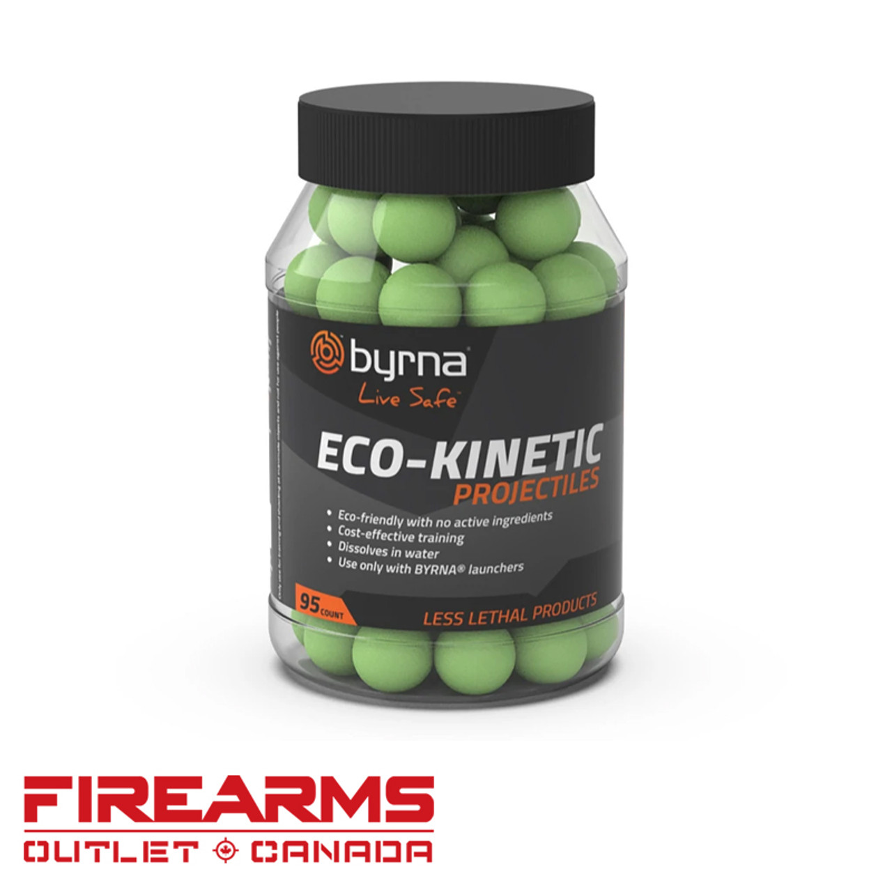 Byrna Technologies - Eco-Kinetic Projectiles, 95 Count
