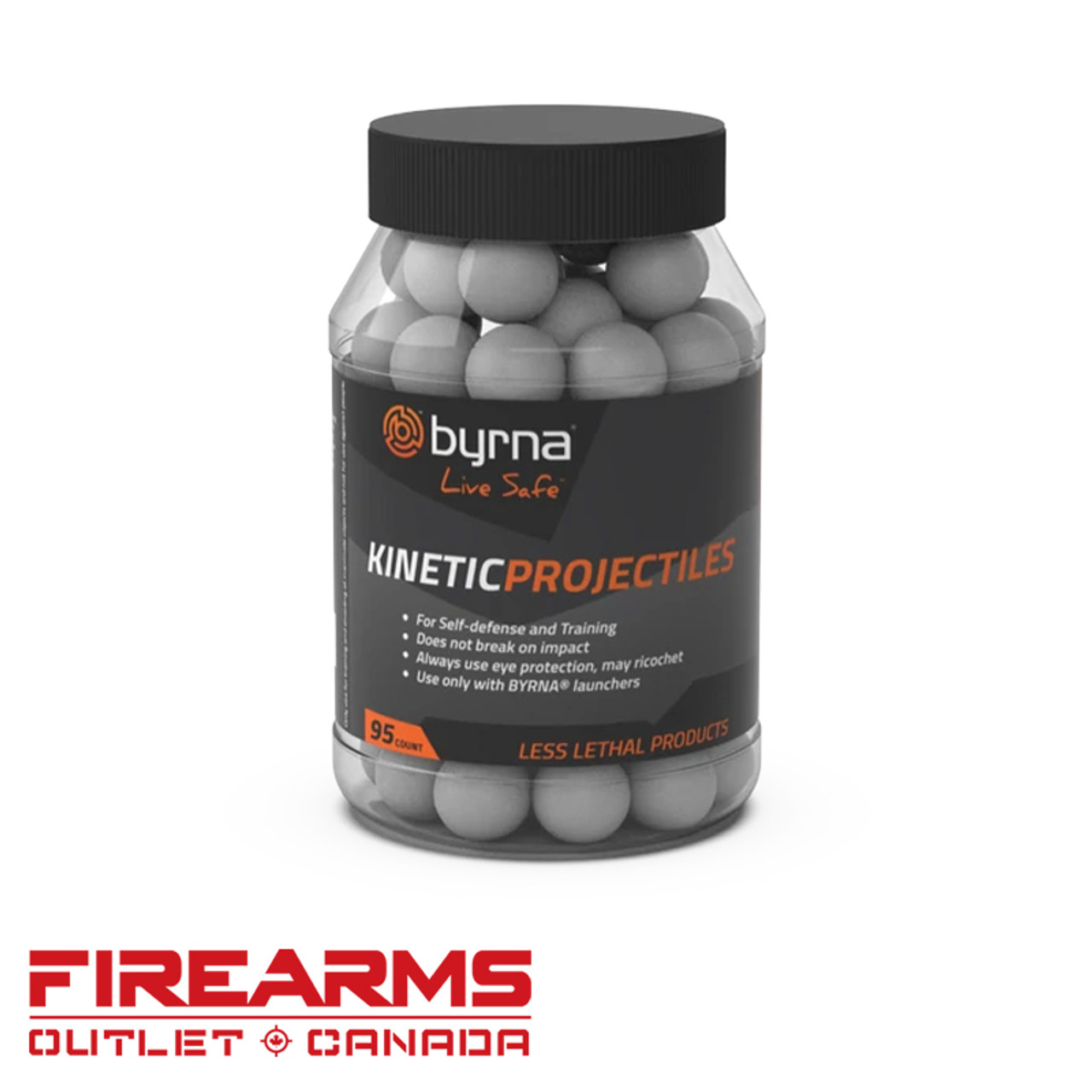 Byrna Technologies - Kinetic Projectiles, 95 Count