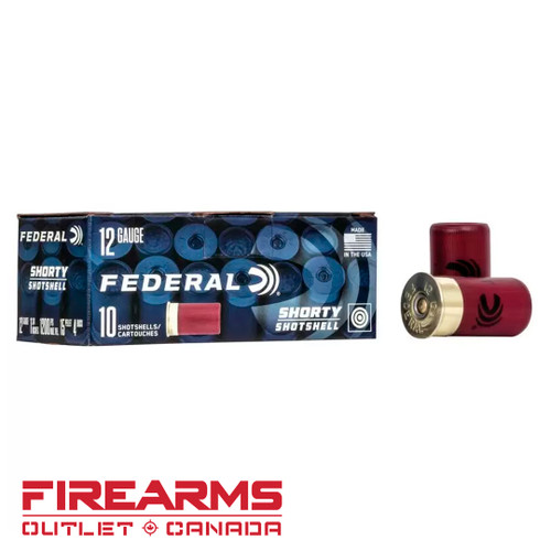 Federal Shorty Shortshells - 12GA, 1-3/4", #4 Buckshot, Box of 10 [SH1294B]
