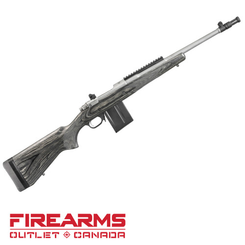 Ruger Scout Rifle, Stainless / Laminate (Left Hand) - .308 Win., 18.7" [6821]