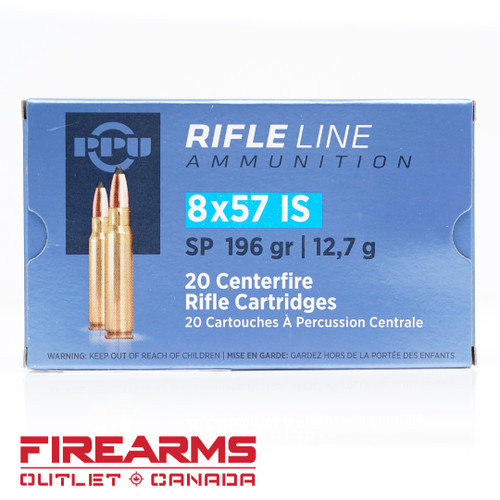 PPU Prvi Partizan - 8x57 IS, 196gr, SP, Box of 20 [A128]