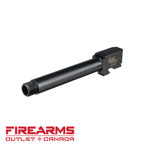 SGM Tactical  Glock 17 Compatible Match Barrel - Black Nitride, Threaded [SGMTGB17TN]
